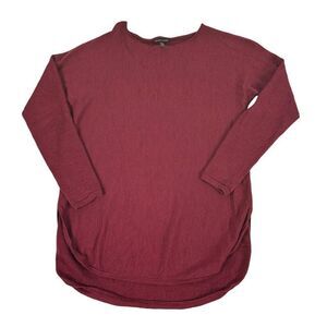 Eileen Fisher Merino Wool Sweater size XS Curved Hem